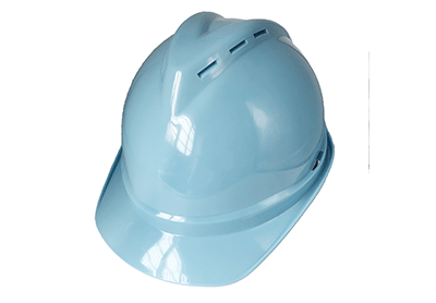 002型湖蓝色安全帽