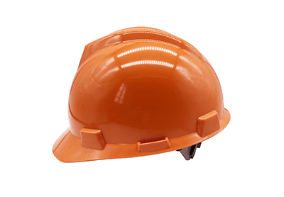 001型橘黄色安全帽